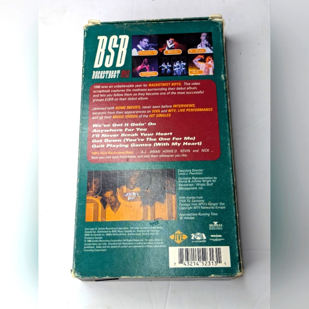 Backstreet Boys - The Video (1996) VHS Tape - Picture 4 of 7